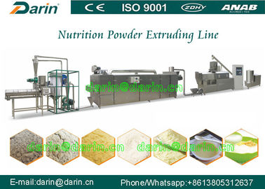 linea di trasformazione a macchina del riso 150kg/hr della polvere dell'espulsore nutrizionale dell'alimento