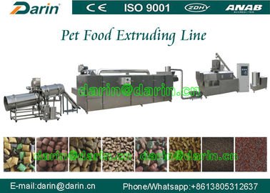 Acciaio inossidabile dell'alimento per animali domestici di alta efficienza della linea di trattamento automatica dell'estrusione