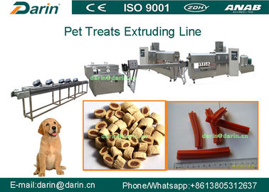 Insegua la linea di trasformazione per animali domestici dentaria dell'attrezzatura dell'espulsore dell'alimento del bastone/alimento per animali domestici