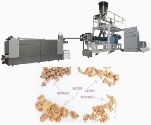 Linea di produzione strutturata dell'espulsore delle pepite della macchina/soia dell'espulsore della soia