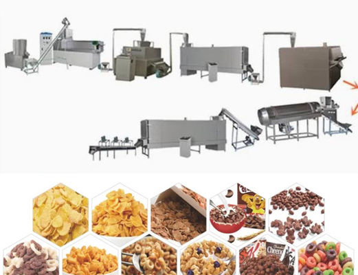 Rostito Nestle / Kelloggs Granella Avena Cereali Corn Flakes Maker Machine Con CE ISO9001