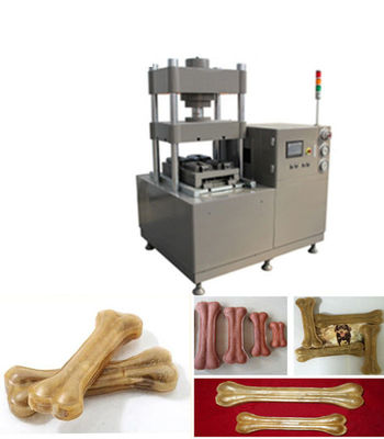Macchina per la produzione di ossi per cani di varie forme 9KW Macchina per snack per animali domestici in pelle grezza