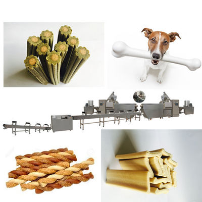 Macchina per la lavorazione di alimenti per animali domestici con controllo PLC