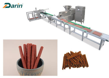 Linea striscia di produzione alimentare dell'animale domestico dell'acciaio inossidabile della carne che si forma con il sistema automatico del vassoio