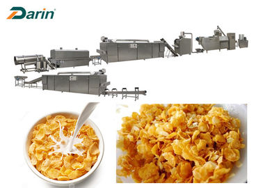 Linea di trasformazione SpA d'acciaio dei fiocchi di mais del cereale da prima colazione di Kellogg del motore di Stailess Siemens