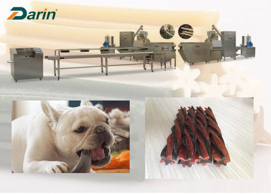 L'animale domestico 100KW di acciaio inossidabile mastica la linea di produzione per i denti dei cani