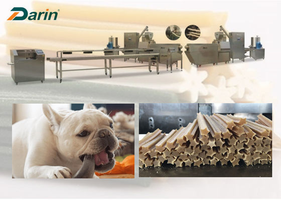 L'animale domestico 100KW di acciaio inossidabile mastica la linea di produzione per i denti dei cani