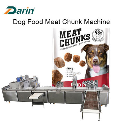 La macchina dell'ossequio del cane di acciaio inossidabile per la carne dei granelli del manzo taglia la formazione a cubetti