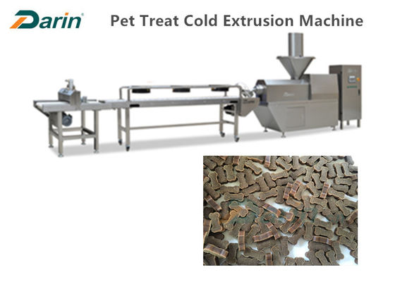 Linea a scatti produzione di attrezzature di produzione alimentare dell'animale domestico del cibo per cani di 300-500kg/hr