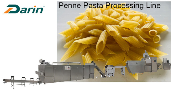 Pasta Penne Production Line Extrusion 100 - 150kg/Hr