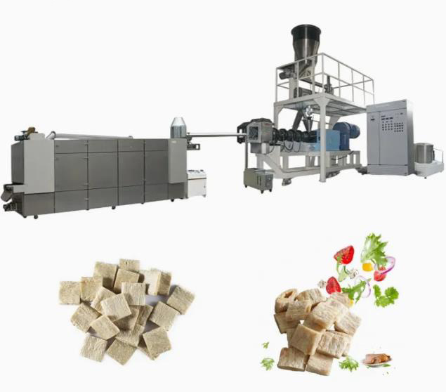 Linea di produzione strutturata dell'espulsore delle pepite della macchina/soia dell'espulsore della soia