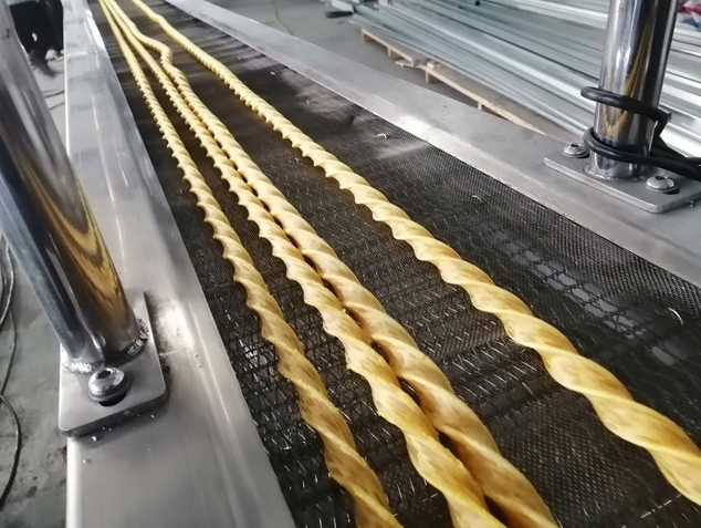 ultimo caso aziendale circa Ultime tecnologie per la linea di estrussione di 4 pezzi di dolci per animali.