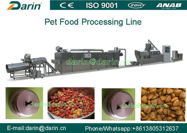 Macchina a macchina/asciutta dell'espulsore automatico dell'alimento per animali domestici dell'acciaio inossidabile dell'alimento per animali domestici