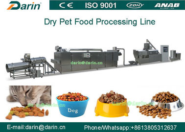 Linea di produzione asciutta del cibo per cani dell'animale domestico di metodo che fa macchina