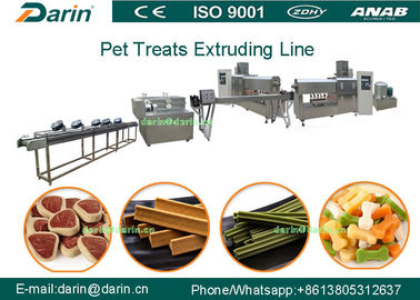 macchina dell'espulsore del cibo per cani di capacità elevata 100kg/h per produrre lo spuntino dell'animale domestico