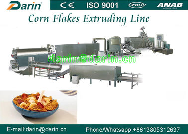 Linea di produzione dei fiocchi di mais dei cereali da prima colazione dell'acciaio inossidabile completamente 304