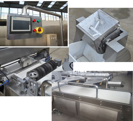 Macchina per il taglio di bacchette di arachidi MK-75 con PLC Siemens