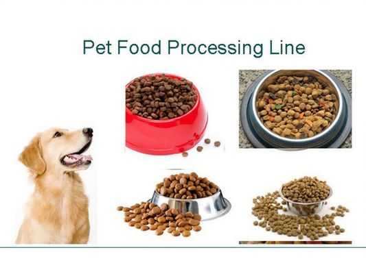 Linea di produzione di alimenti per cani a pellet più sani SUS304 Impianto di trasformazione della macchina di estrussione galleggiante per mangimi per pesci