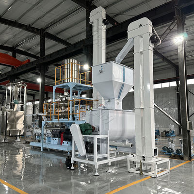 Estrusore a doppia vite per linea di produzione di snack per cani, pesci e animali domestici