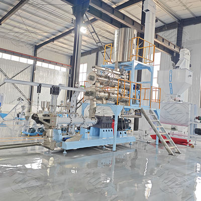 Estrusore a doppia vite per linea di produzione di snack per cani, pesci e animali domestici