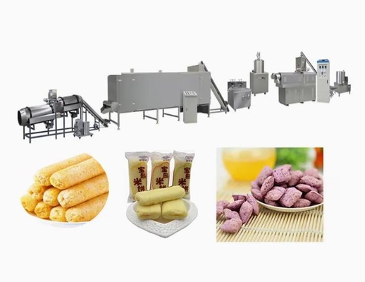 Linea di trasformazione 150kg/h della macchina dell'espulsore del soffio del cereale dello spuntino di svago