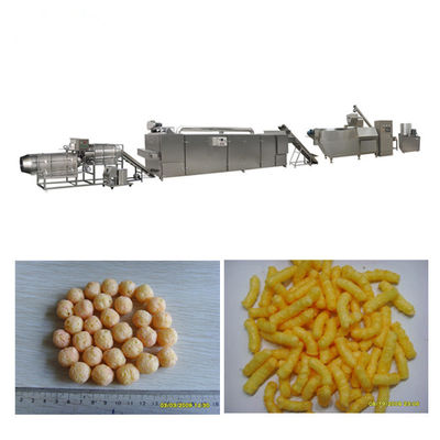 Il doppio della macchina dell'espulsore dello spuntino del soffio del cereale avvita l'acciaio inossidabile