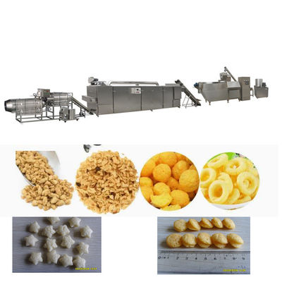 MK -65 Linea di produzione per snack di mais soffiato, servizio completo, estrusore a doppia vite