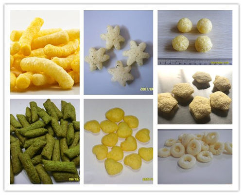 Macchina automatica 380v 50hz dello spuntino del soffio del formaggio SS304 una tensione regolabile di 3 fasi