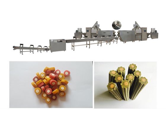 Estrusore per alimenti per cani Siemens Motor per snack masticabili, macchina estrusore in acciaio inossidabile