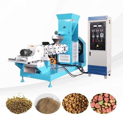 Mangime per pesci Estrusore per alimenti per animali domestici Certificato CE Apparecchiatura automatica per l'estrusione di alimenti per animali