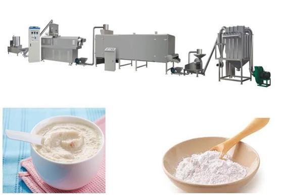 Macchina nutrizionale completamente automatica dell'espulsore dell'alimento della polvere, macchina dell'espulsore del riso
