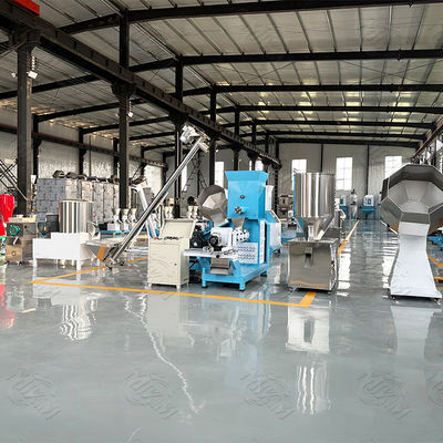 Linea di trasformazione asciutta touch screen SUS304 automatico pieno dell'alimento per animali domestici