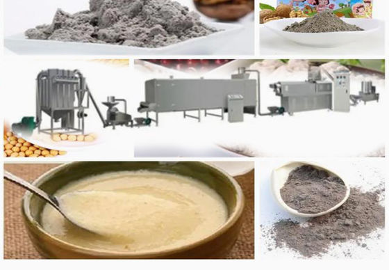 Macchina di espulsione dell'alimento della polvere del riso del bambino/linea di produzione nutrizionali