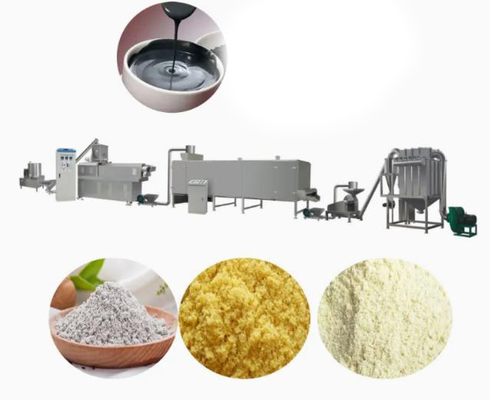 Linea di produzione della polvere degli alimenti per bambini completamente automatici/espulsore nutrizionali che fa macchinario con CE