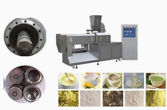 Materiale automatico dell'acciaio inossidabile dell'alto rendimento con le varie forme della linea espelsa dell'estrusione della vite del gemello dell'alimento