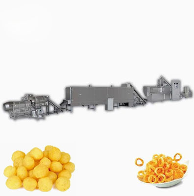Macchina per la produzione di snack alimentari a pellet 3D personalizzata 200-260 kg/h Triangolo Anello di cipolla a tubo rotondo