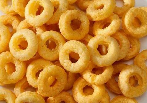 Macchina per la produzione di snack alimentari a pellet 3D personalizzata 200-260 kg/h Triangolo Anello di cipolla a tubo rotondo