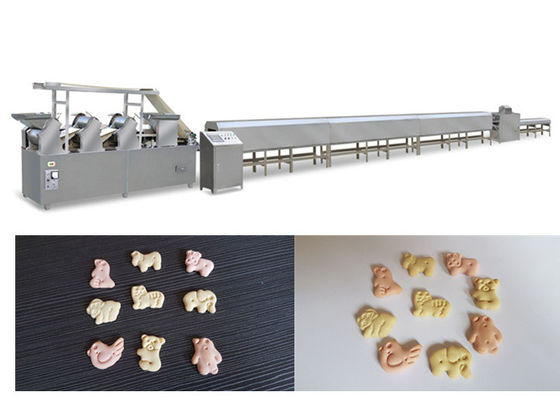 Macchina differente di fabbricazione di biscotti del cane di capacità di prezzo basso, linea di trasformazione dell'alimento per animali domestici