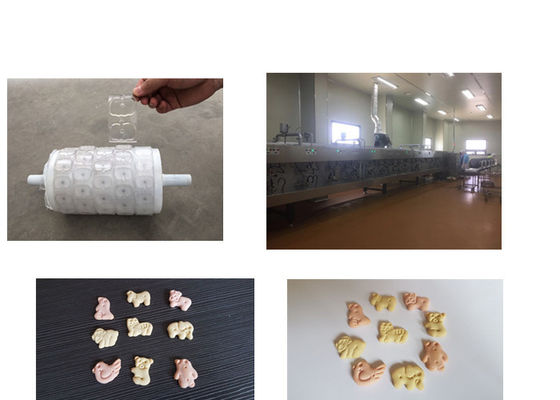 Macchina di fabbricazione di biscotti del cane di vita completa, attrezzatura del cibo per cani di cure odontoiatriche dell'animale domestico