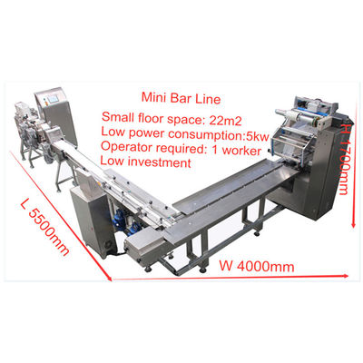 150mm 90pcs/Min Cereal Bar Making Machine con la taglierina
