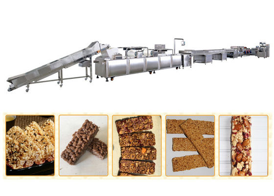 Barra di cereali in acciaio inossidabile Barra di muesli che fa rotolamento a macchina che forma tagliatrice