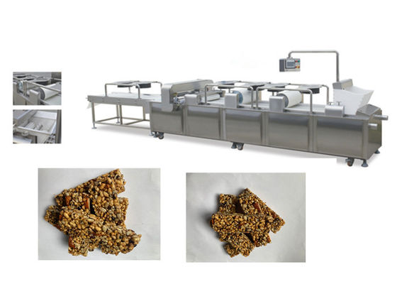 Barra di cereali in acciaio inossidabile Barra di muesli che fa rotolamento a macchina che forma tagliatrice