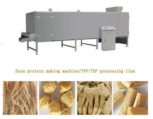 Tessuto/linea di produzione dell'espulsore dello spuntino della proteina vegetale soia di struttura