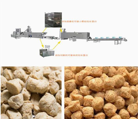 L'isolato automatico ha strutturato la macchina di verdure dell'espulsore della soia per l'alimento della proteina