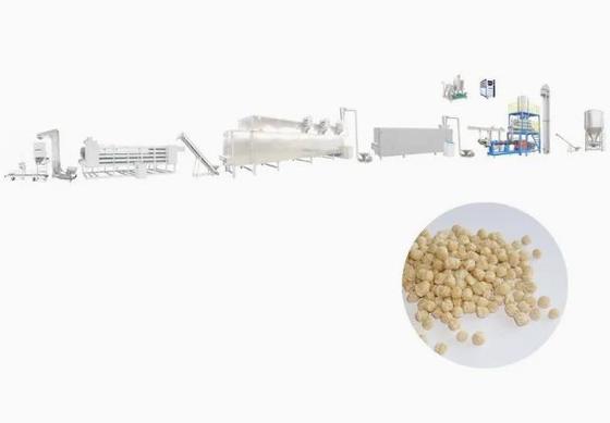 L'isolato automatico ha strutturato la macchina di verdure dell'espulsore della soia per l'alimento della proteina