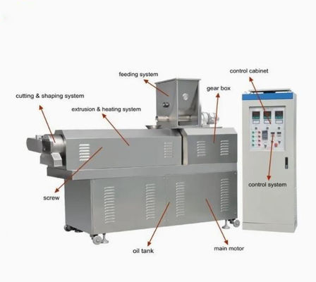 Linea di lavorazione della macchina di estrussione della soia con 150 kg all'ora