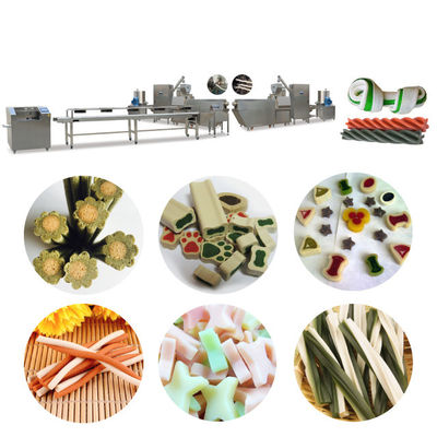 Macchina per snack per cani a estrusione singola in acciaio inossidabile 100-150 kg/ora