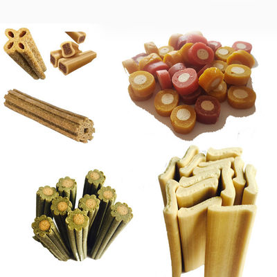 Il vario cane della macchina dell'ossequio dell'animale domestico di forme mastica l'espulsore dell'impiantistica per la lavorazione degli alimenti dello spuntino