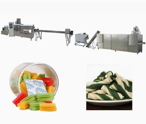 SS 100KW PET mastica Pet Treat Machine per la salute dei denti dei cani