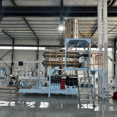 Linea di produzione di pellet di pesce per estrusori di alimenti per animali domestici 5300 x 1100 x 2300 mm